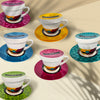 Exceptional Pink Cup & Saucer with Lid (220ml)