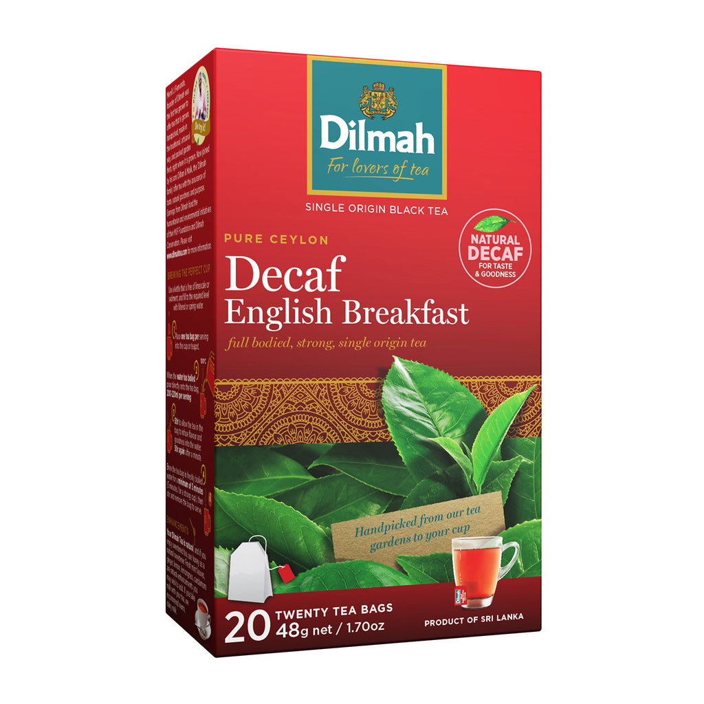 Decaf English Breakfast Tea 20 Tea Bags – Dilmah New Zealand